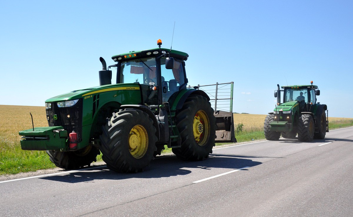 Рязанская область, № (62) Б/Н СТ 0084 — John Deere 8335R