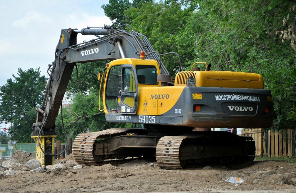 Москва, № 6628 ВЕ 77 — Volvo EC360