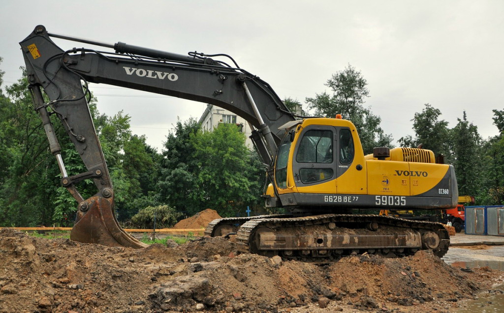 Москва, № 6628 ВЕ 77 — Volvo EC360