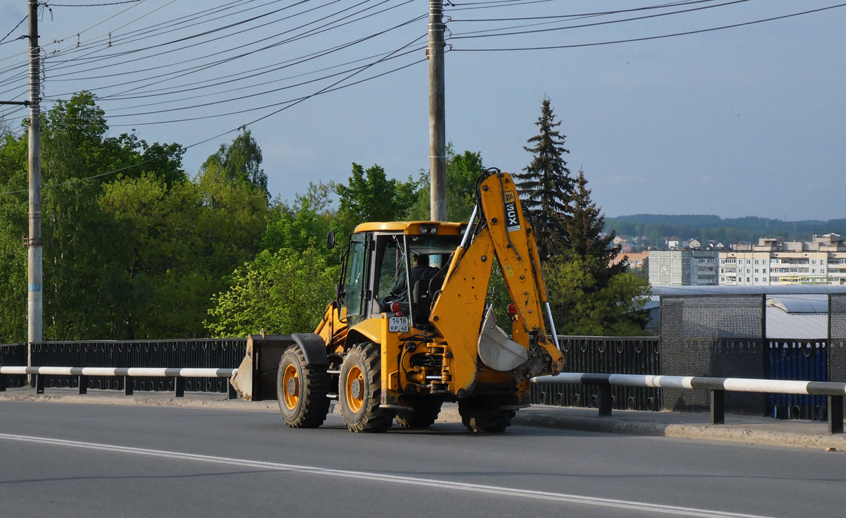 Калужская область, № 1418 КР 40 — JCB 3CX