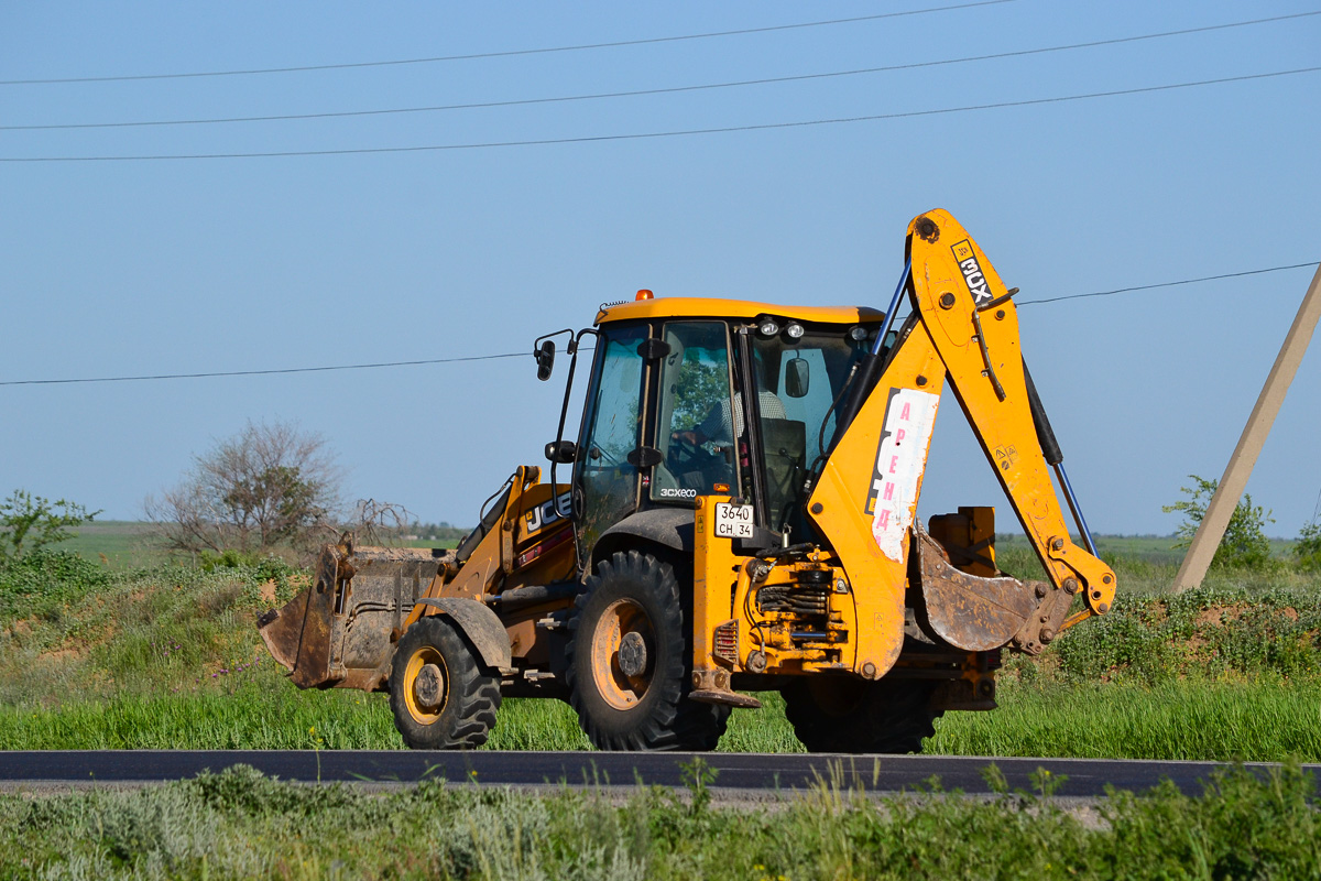 Волгоградская область, № 3640 СН 34 — JCB 3CX