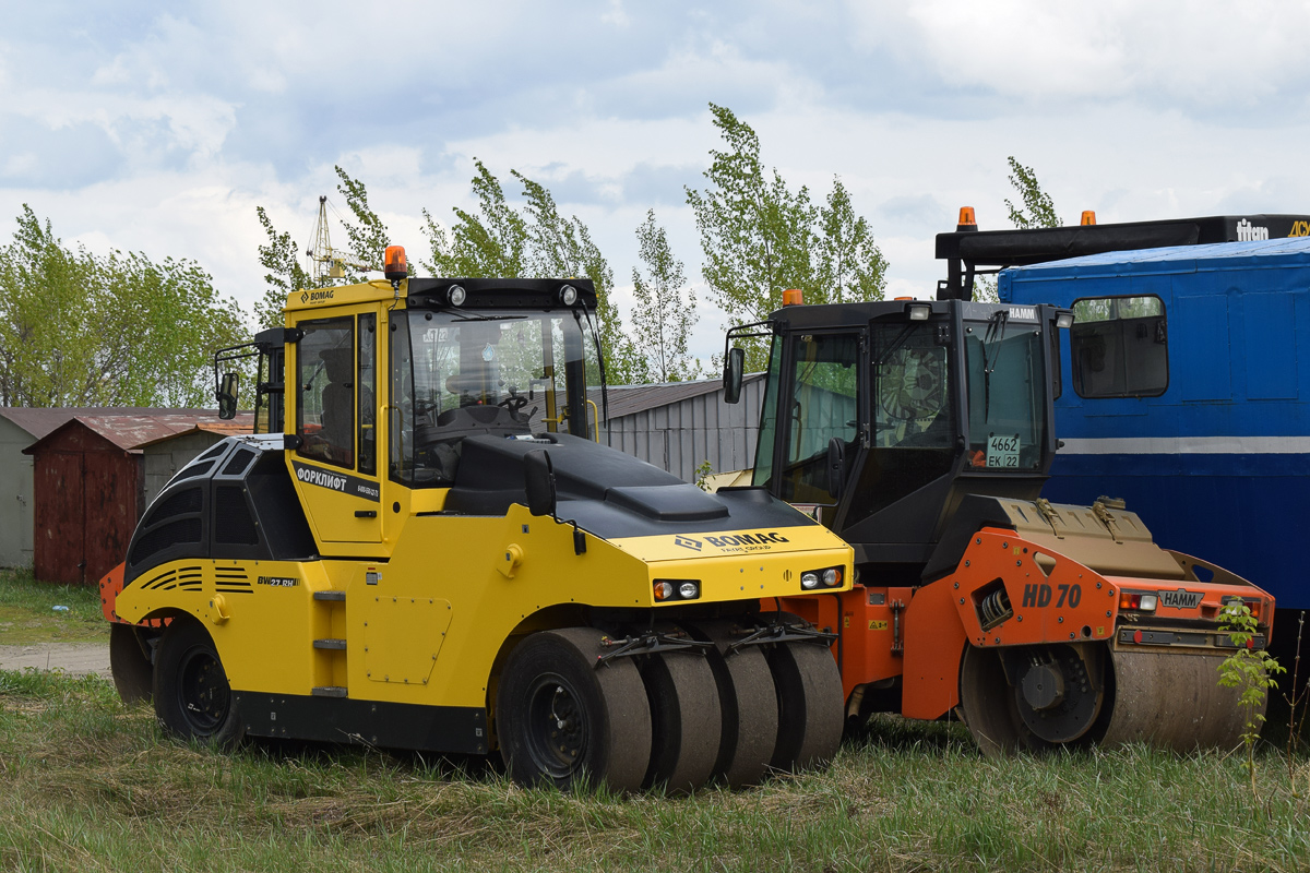 Алтайский край, № 8795 ЕК 22 — Bomag BW 27 RH; Алтайский край, № 4662 ЕК 22 — Hamm HD 90