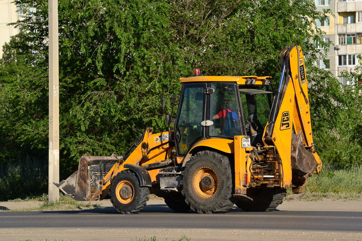 Волгоградская область, № 0486 ВЕ 34 — JCB 3CX