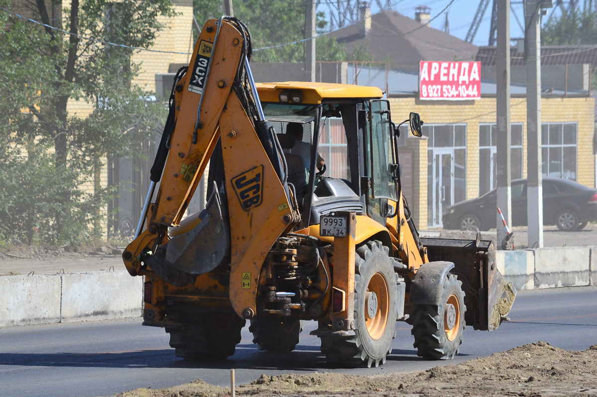 Волгоградская область, № 9993 ВК 34 — JCB 3CX