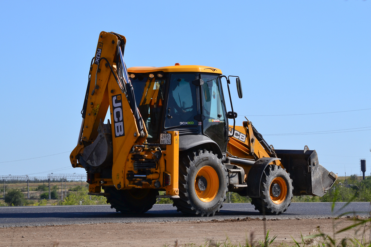 Волгоградская область, № 2490 ВЕ 34 — JCB 3CX