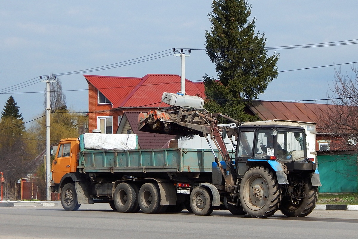 Белгородская область, № Р 214 ОА 31 — КамАЗ-5320; Белгородская область, № 0794 ЕС 31 — Беларус-82.1