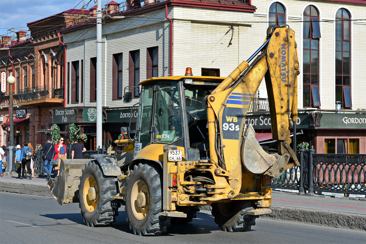 Свердловская область, № 9537 СН 66 — Komatsu WB93