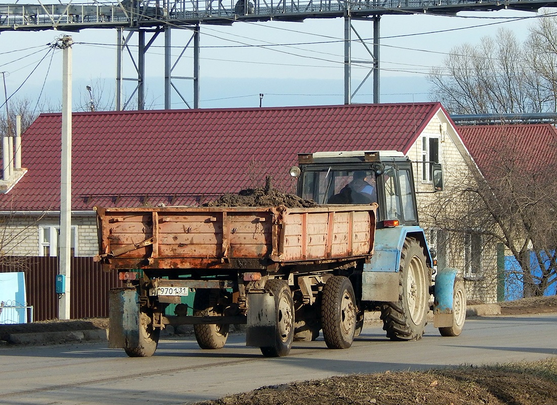 Белгородская область, № АЕ 9701 31 — ГКБ-819; Белгородская область, № 0800 ЕС 31 — Беларус-82.1