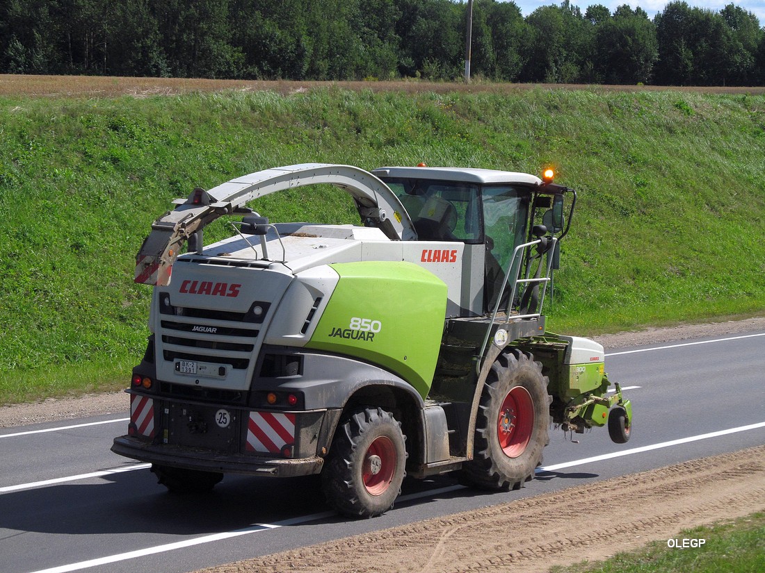 Витебская область, № ВК-2 1391 — Claas Jaguar 850