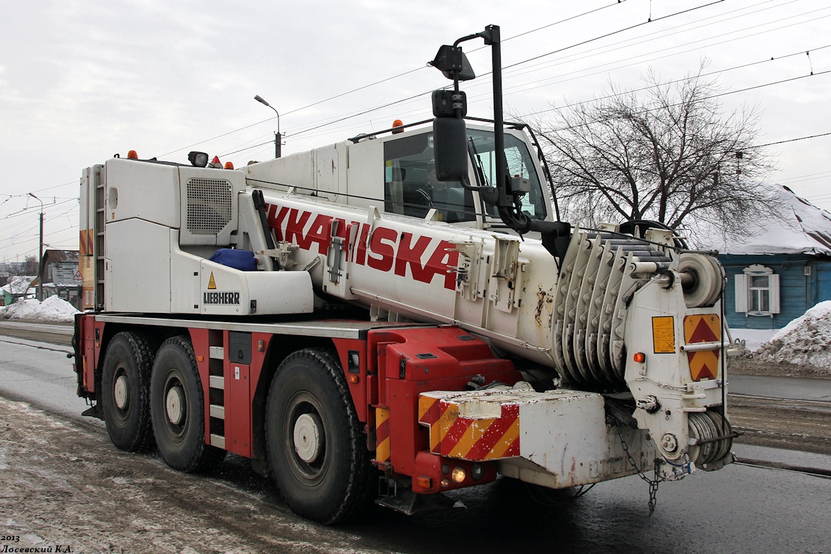 Омская область, № 3552 ОХ 55 — Liebherr LTC-1055