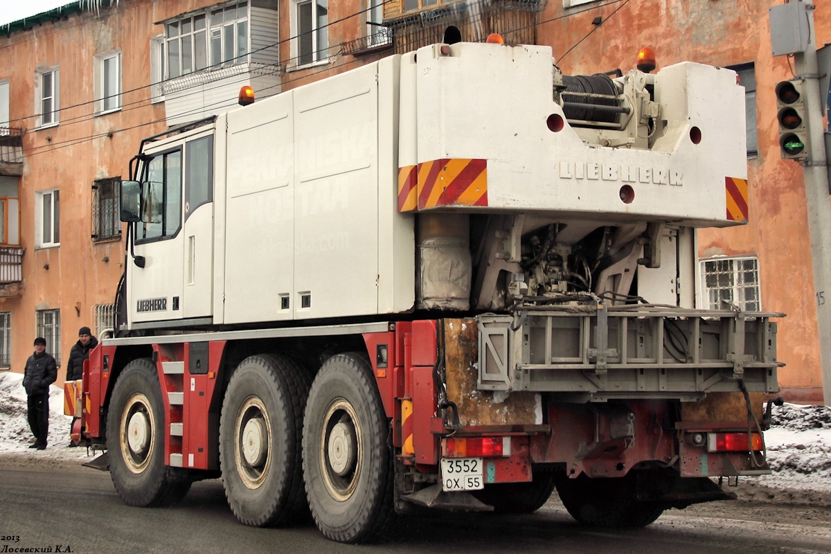 Омская область, № 3552 ОХ 55 — Liebherr LTC-1055