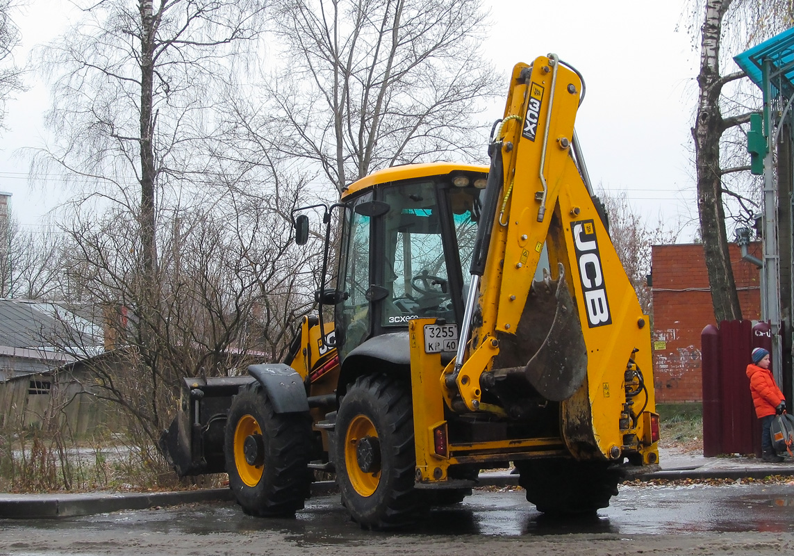 Калужская область, № 3255 КР 40 — JCB 3CX