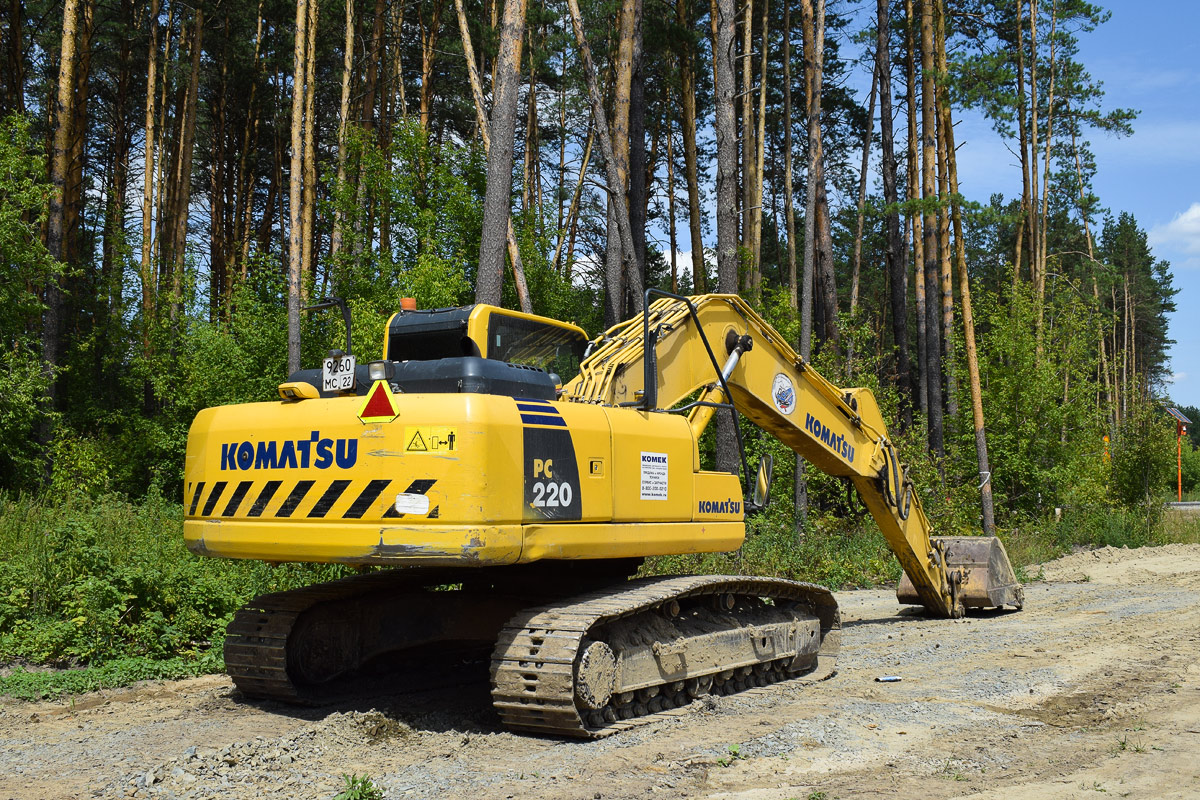 Алтайский край, № 9260 МС 22 — Komatsu PC220