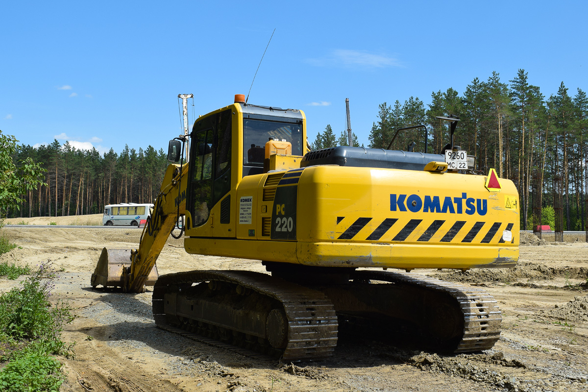 Алтайский край, № 9260 МС 22 — Komatsu PC220