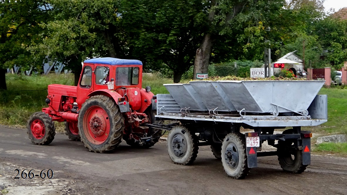 Венгрия, № YBJ-675 — МТЗ-52; Венгрия, № YGF-477 — Hódgép (общая модель); Венгрия — Сбор винограда в Венгрии