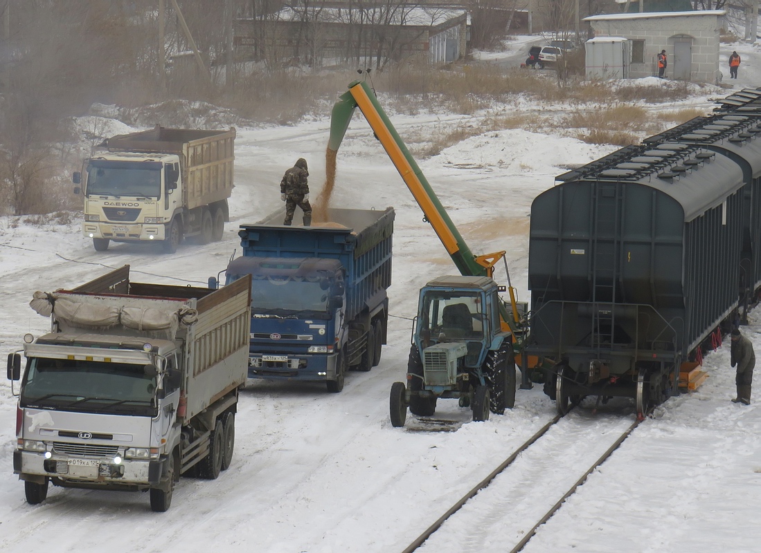 Приморский край, № (25) Б/Н СТ 0031 — МТЗ-80; Приморский край — Спецтехника с нечитаемыми (неизвестными) номерами; Приморский край — Разные фотографии