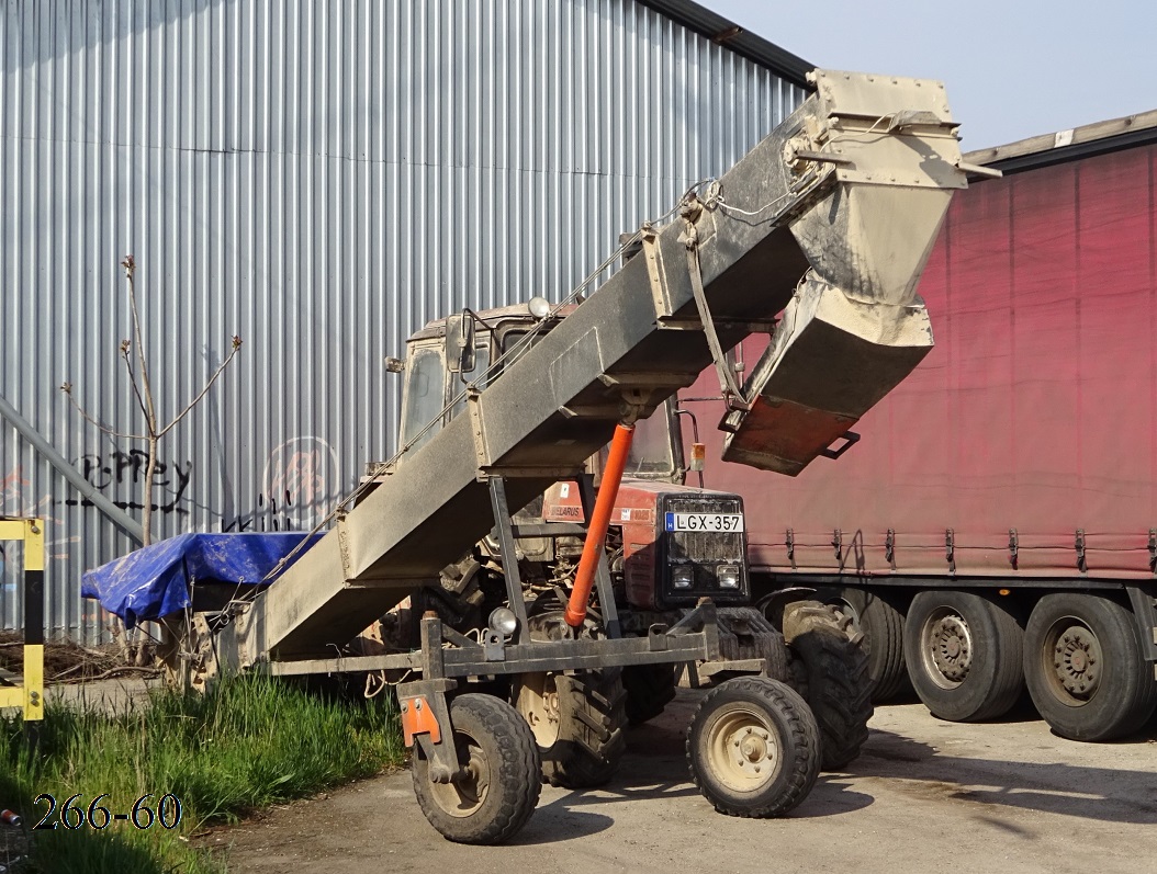 Венгрия, № LGX-357 — Беларус-1025; Венгрия — Конвейерные ленты OPTI-RACK длиной 150 и 150 м