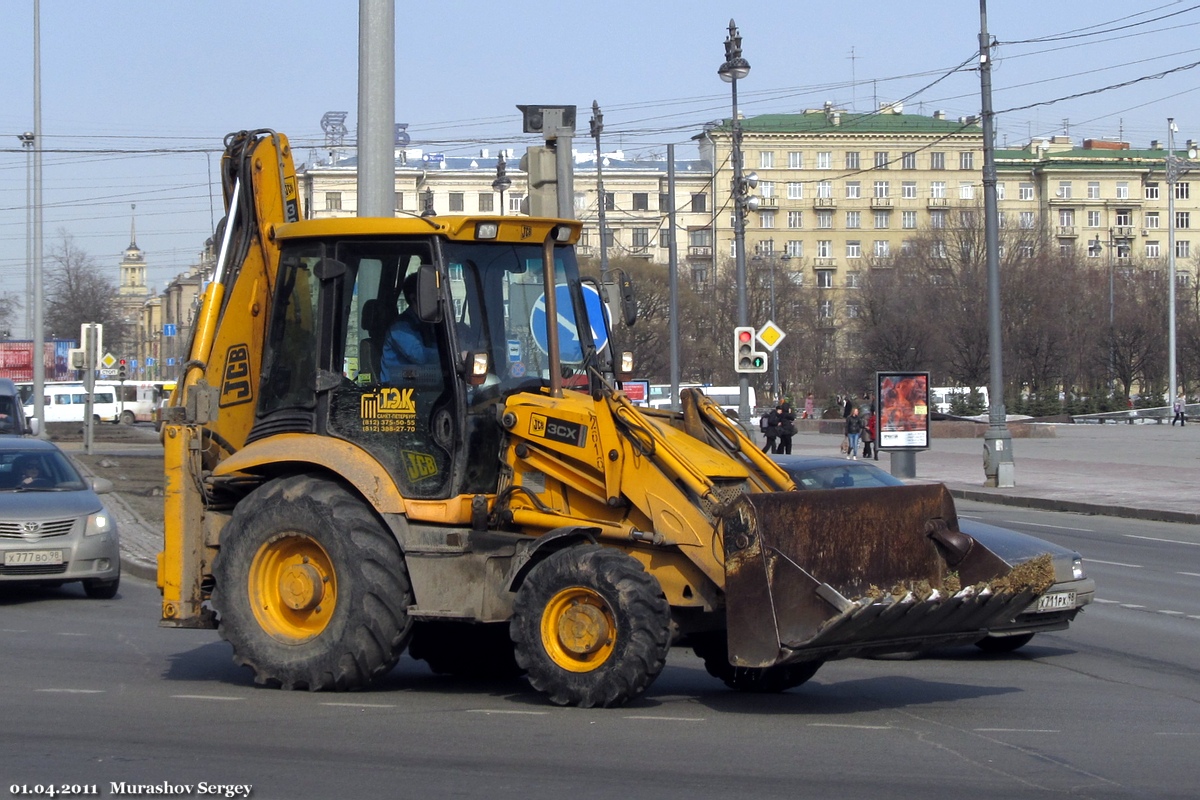 Санкт-Петербург, № (78) Б/Н СТ 0036 — JCB 3CX; Санкт-Петербург — Спецтехника с нечитаемыми (неизвестными) номерами