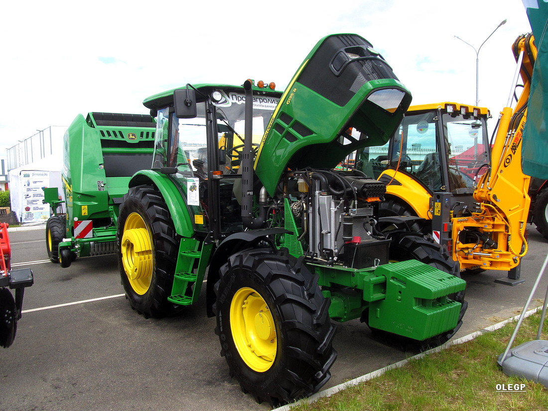 Минск, № (BY-7) Б/Н СТ 0191 — John Deere 6135B; Минская область — Выставка "Белагро-2021"