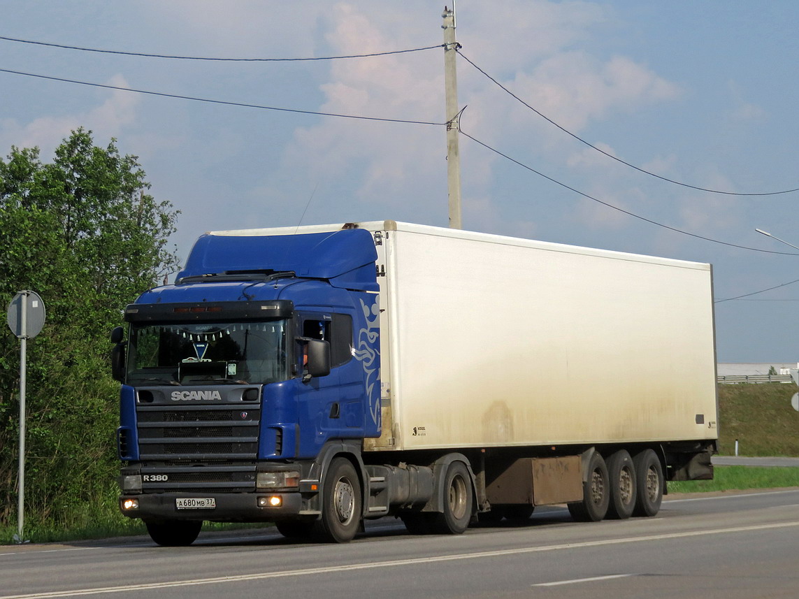 Ивановская область, № А 680 МВ 37 — Scania ('1996) R380