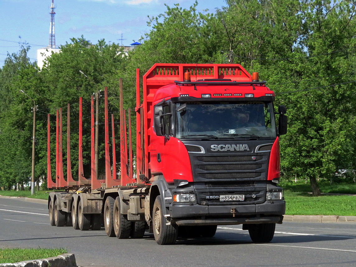 Кировская область, № Н 854 РВ 43 — Scania ('2013) R500