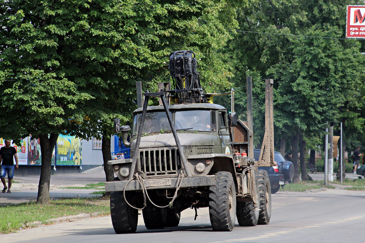 Сумская область, № ВМ 5954 ВТ — Урал-4320 / 5557 (общая модель)