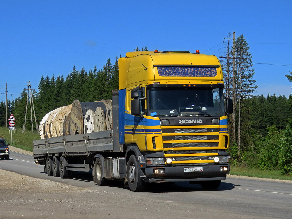 Кировская область, № Р 025 ОА 43 — Scania ('1996) R124C