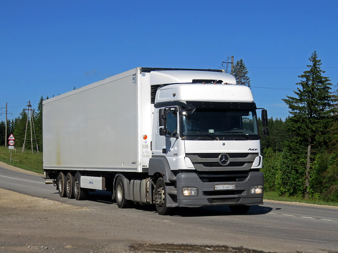 Санкт-Петербург, № В 028 СМ 178 — Mercedes-Benz Axor 1840