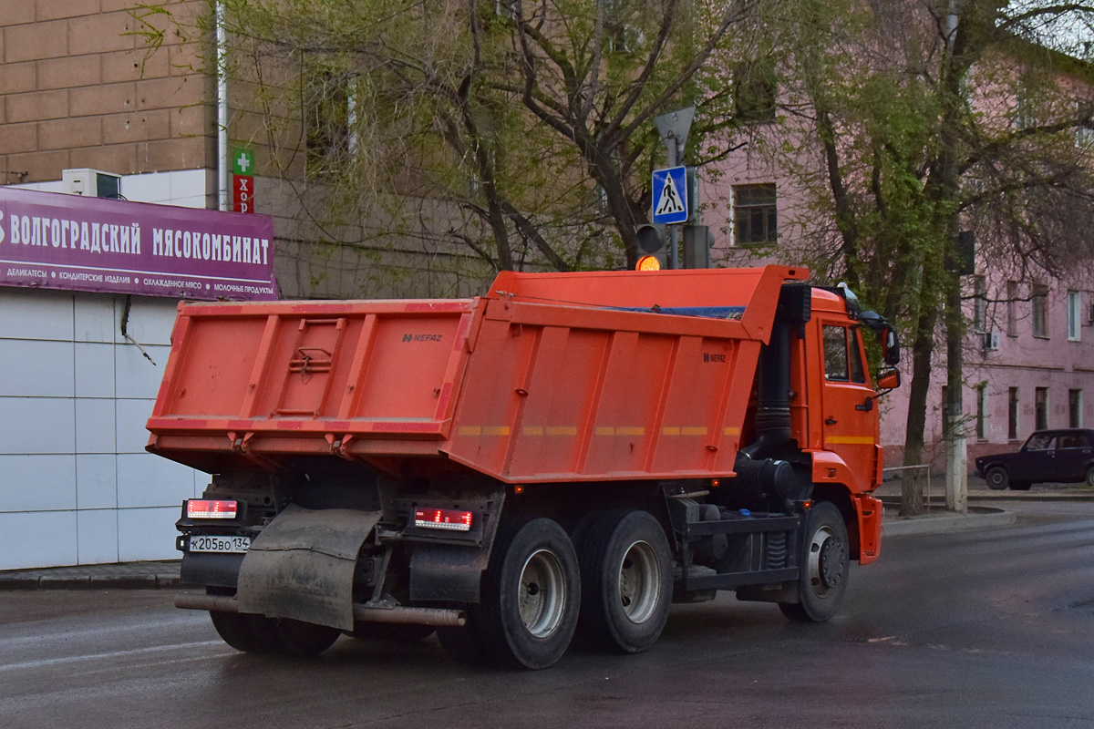 Волгоградская область, № К 205 ВО 134 — КамАЗ-65115-50