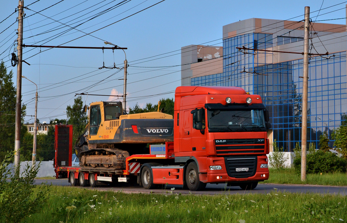 Калужская область, № О 252 АЕ 40 — DAF XF105 FT