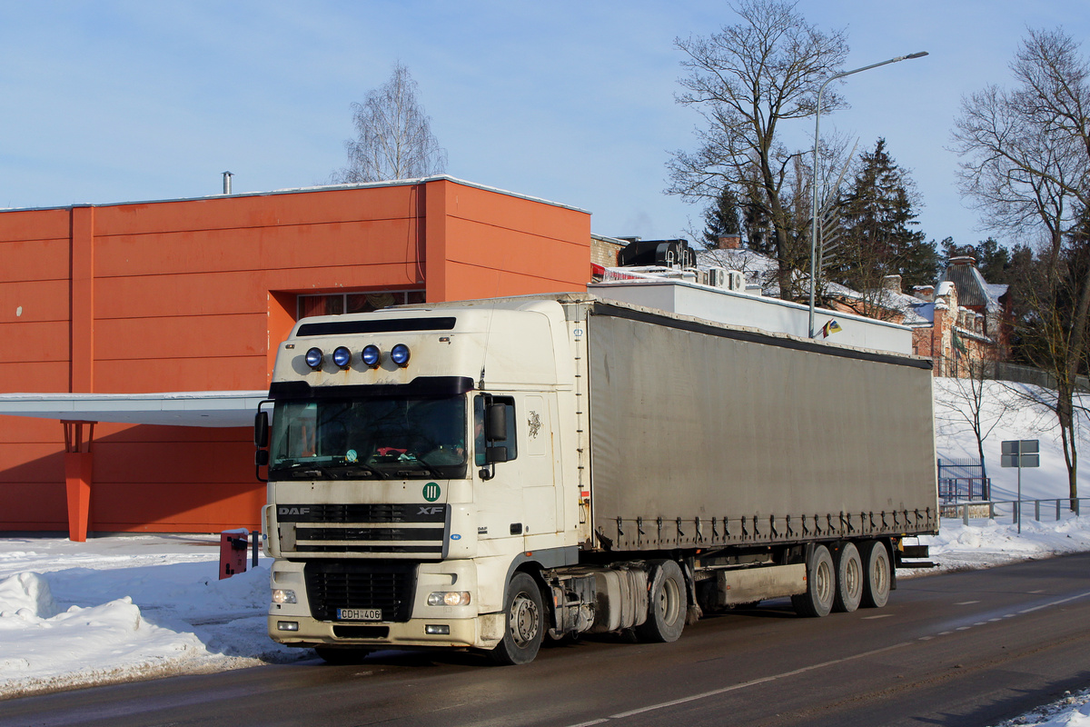 Литва, № CDH 406 — DAF XF95 FT