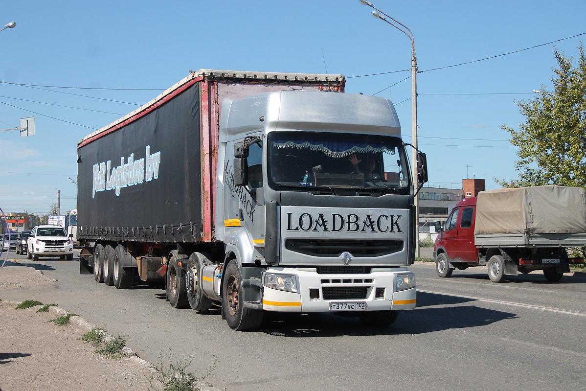 Башкортостан, № Т 377 ХО 102 — Renault Premium ('1996)