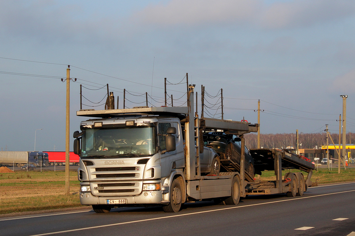 Латвия, № CV-888 — Scania ('2004) P420