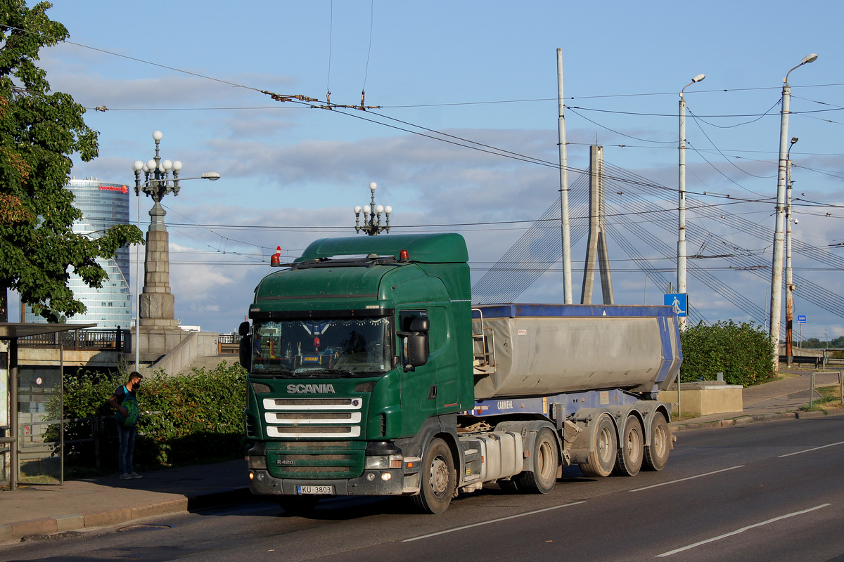 Латвия, № KU-3803 — Scania ('2004) R420