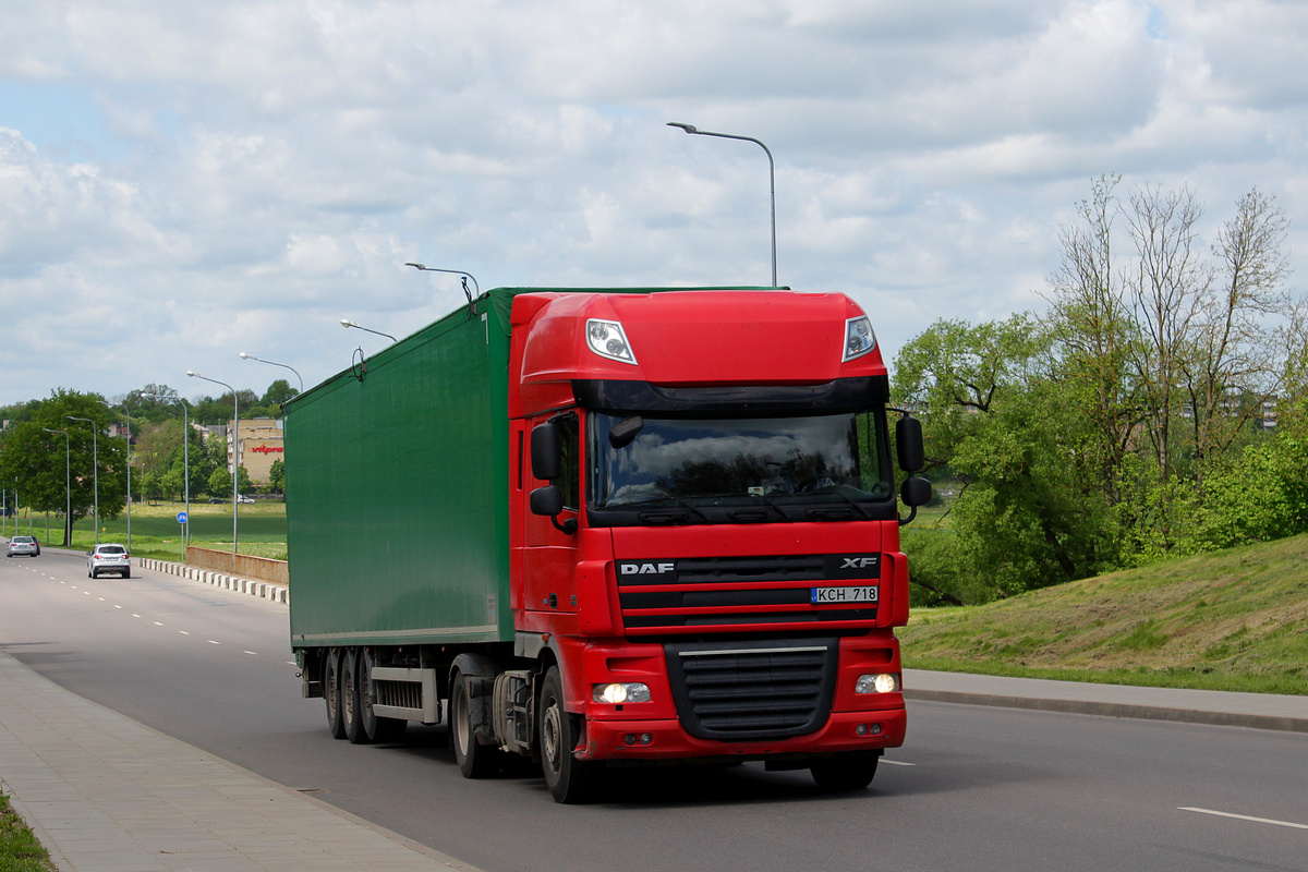 Литва, № KCH 718 — DAF XF105 FT