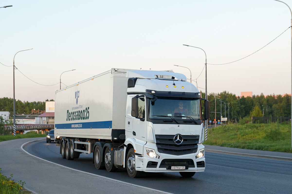 Архангельская область, № О 079 ВТ 29 — Mercedes-Benz Actros '18 2545 [Z9M]