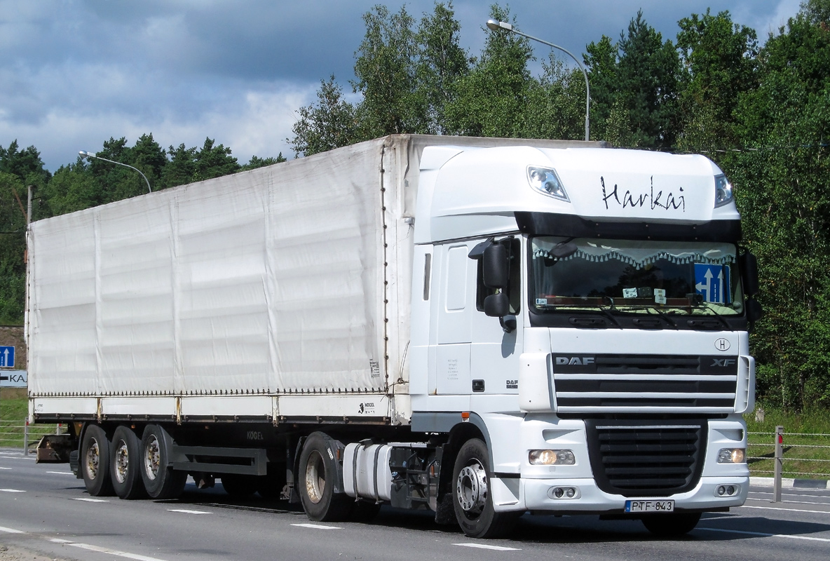 Венгрия, № PTF-843 — DAF XF105 FT