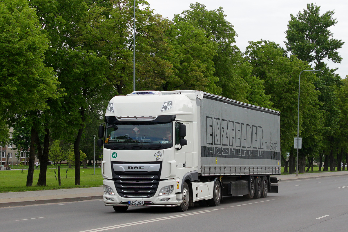 Литва, № LHD 035 — DAF XF Euro6 FT