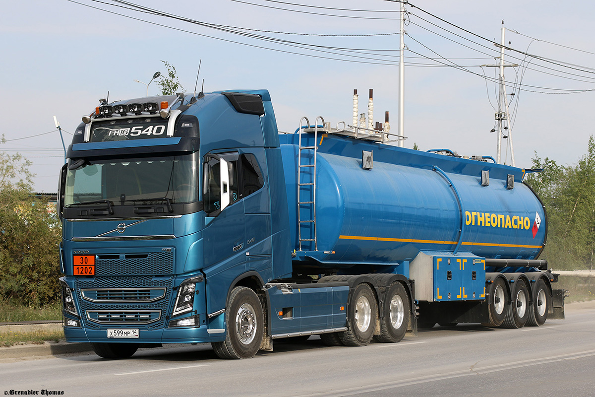 Саха (Якутия), № Х 599 МР 14 — Volvo ('2012) FH16.540