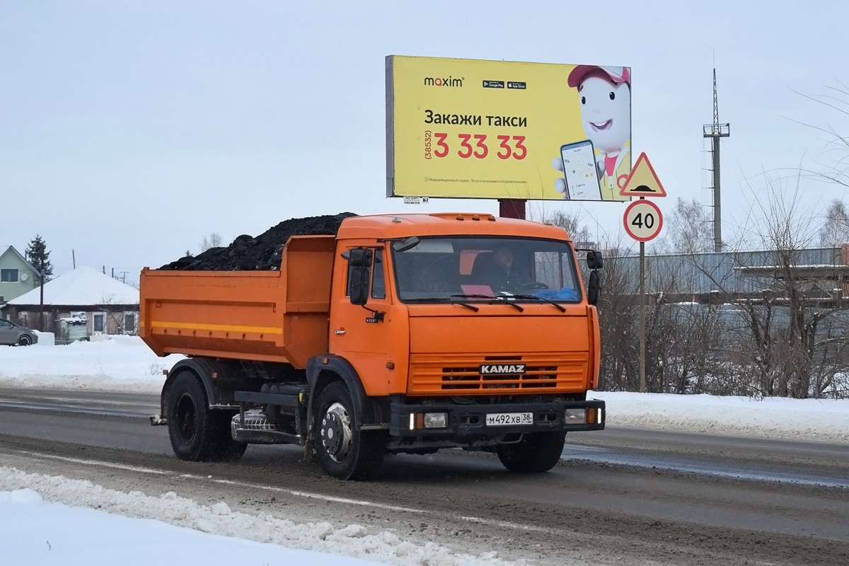 Алтайский край, № М 492 ХВ 38 — КамАЗ-43255-A3