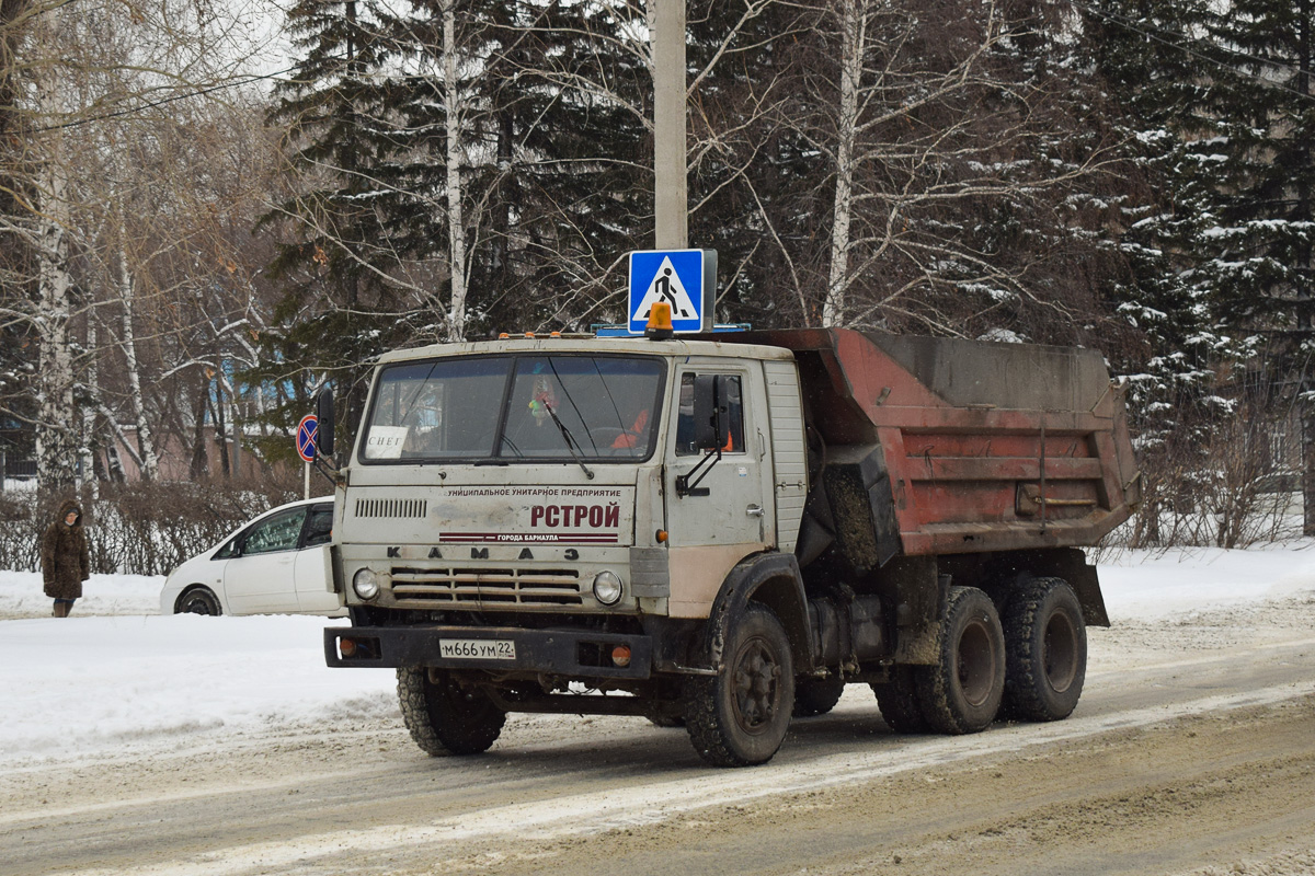 Алтайский край, № М 666 УМ 22 — КамАЗ-5410