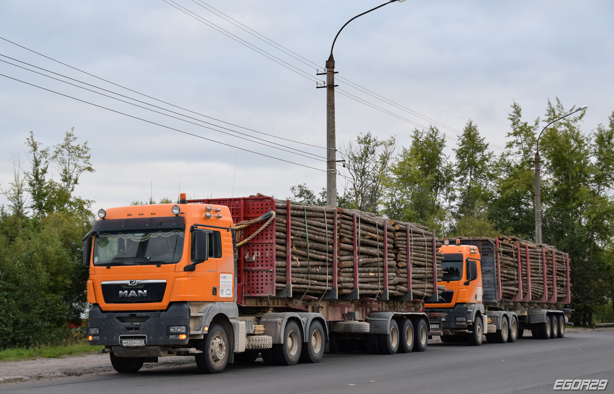 Архангельская область, № М 620 РО 29 — MAN TGX ('2007) 33.540