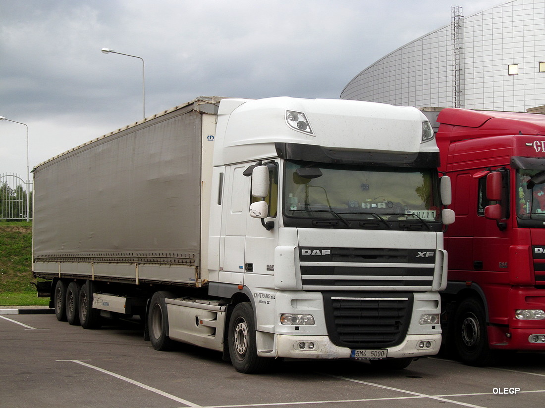 Чехия, № 5M4 5090 — DAF XF105 FT