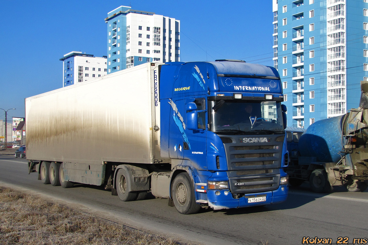 Алтайский край, № Х 156 СМ 22 — Scania ('2004) R420