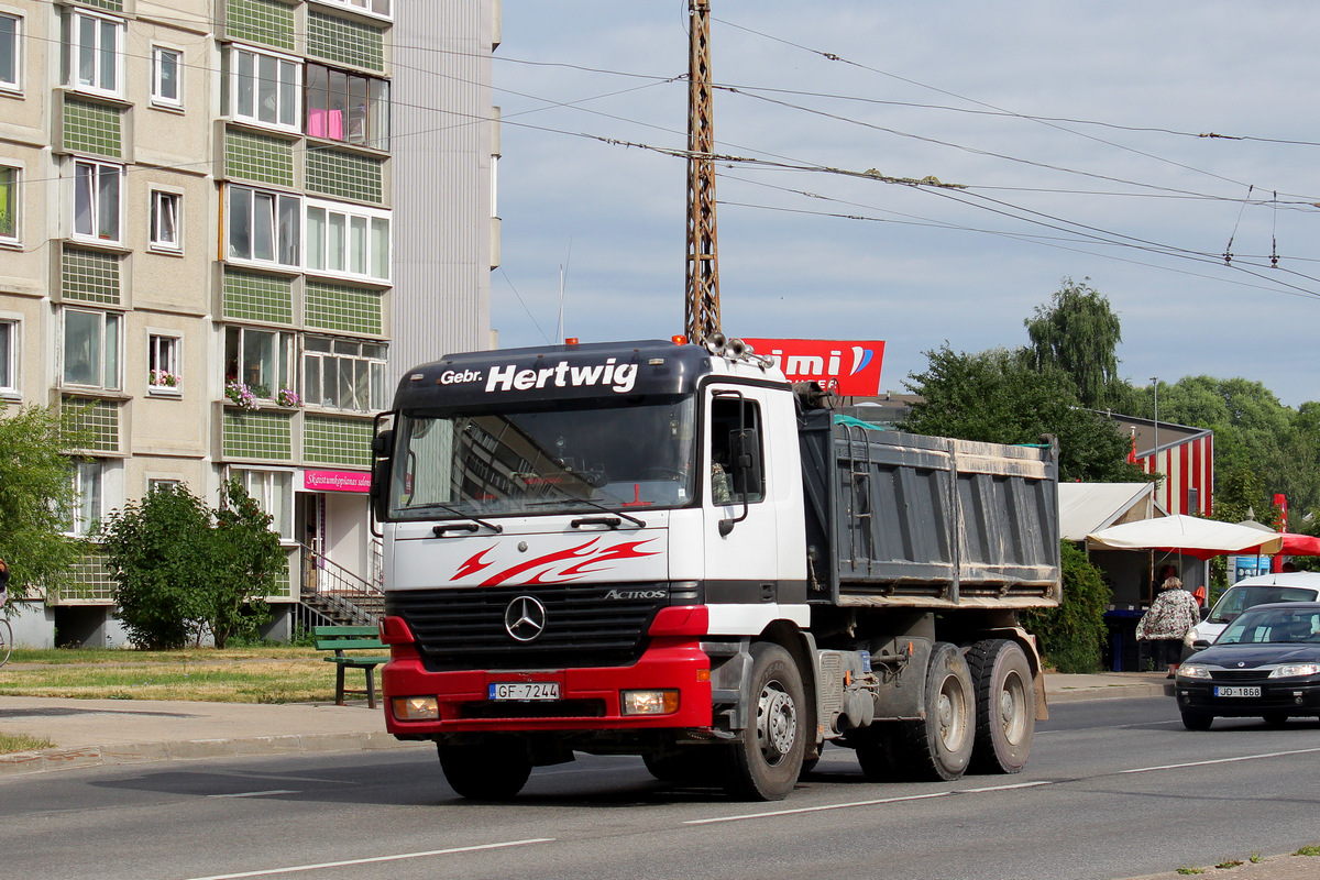 Латвия, № GF-7244 — Mercedes-Benz Actros ('1997)