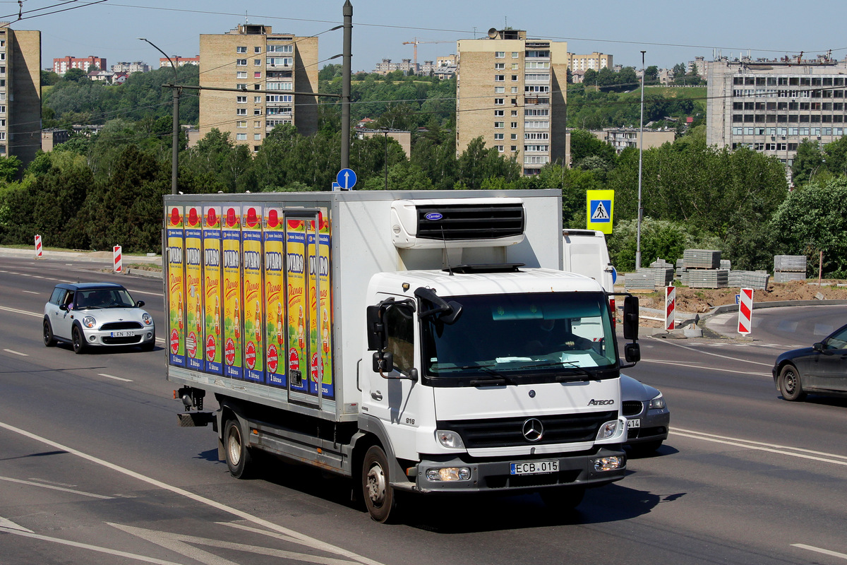 Литва, № ECB 015 — Mercedes-Benz Atego 916