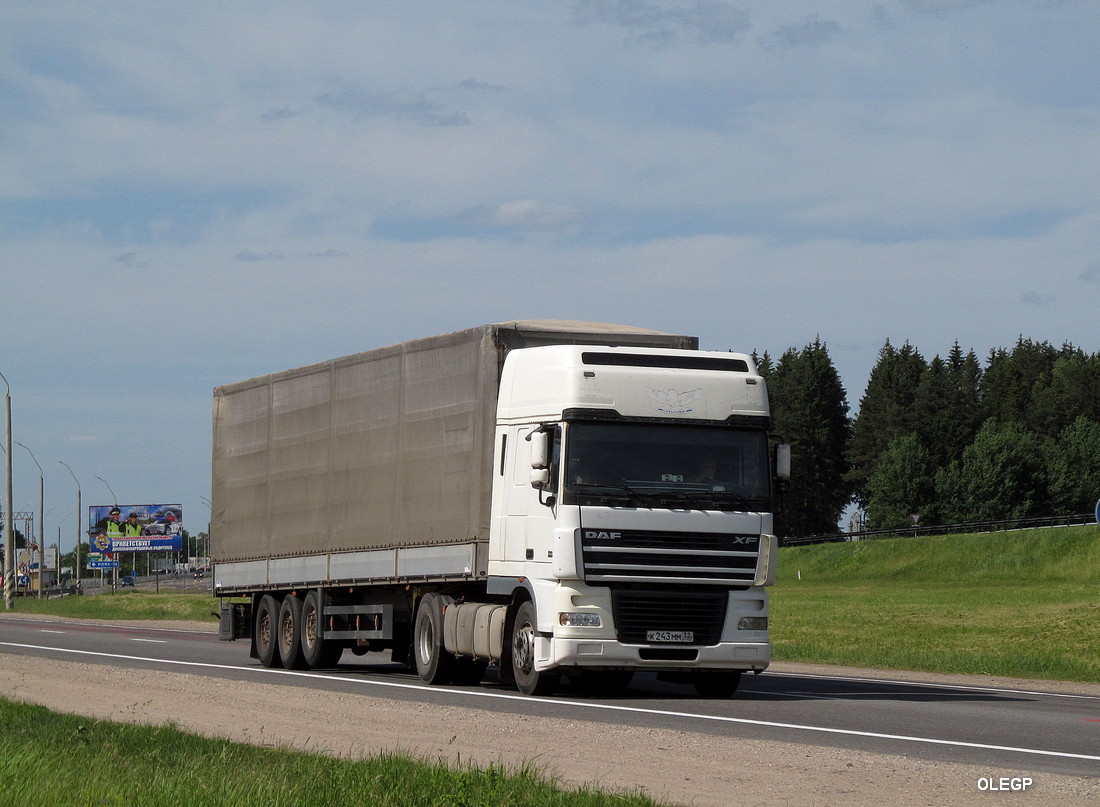 Брянская область, № К 243 ММ 32 — DAF XF95 FT