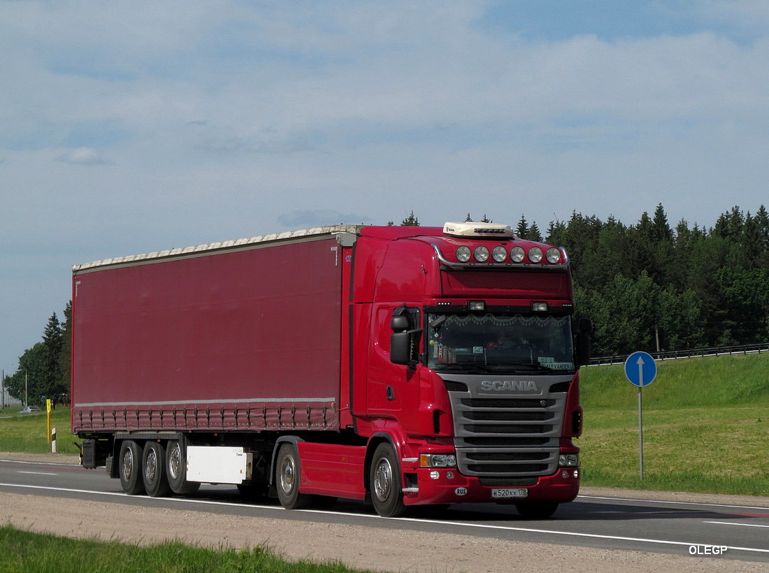 Санкт-Петербург, № К 520 ХХ 178 — Scania ('2009) R480