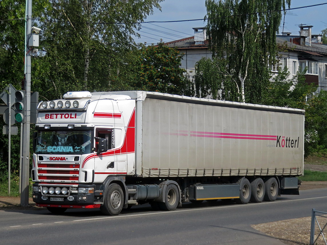 Вологодская область, № В 306 СУ 35 — Scania ('1996) R124L