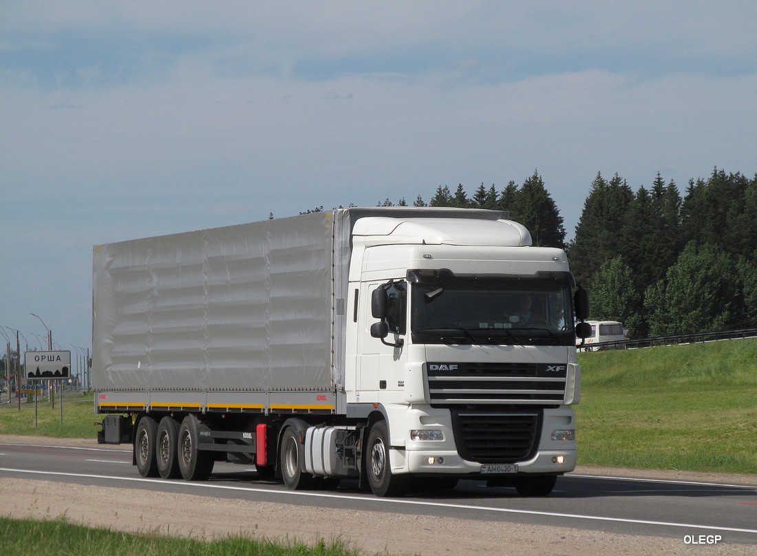 Брестская область, № АМ 0420-1 — DAF XF105 FT